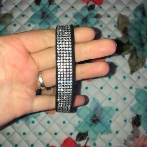 Black diamond XS dog collar